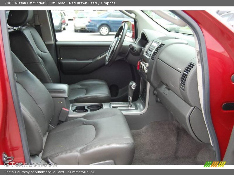 Red Brawn Pearl / Graphite 2005 Nissan Pathfinder SE Off Road