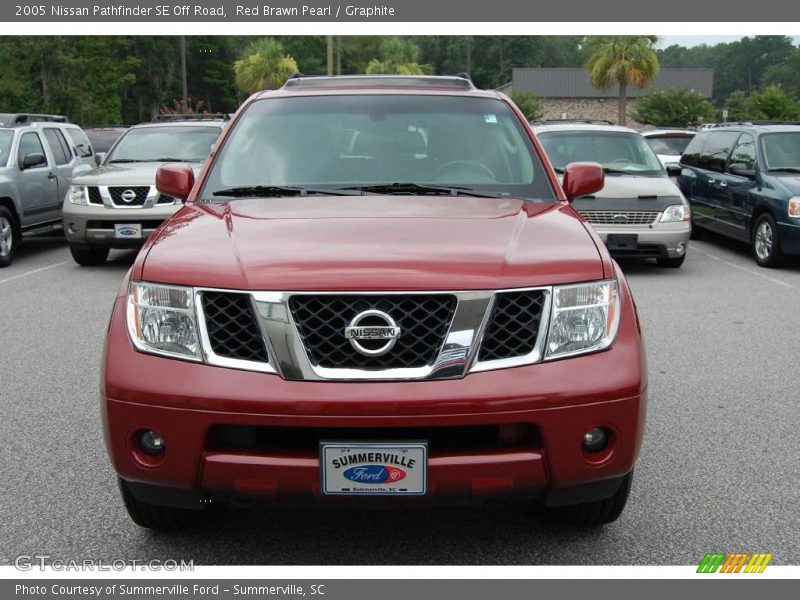 Red Brawn Pearl / Graphite 2005 Nissan Pathfinder SE Off Road