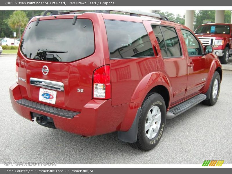 Red Brawn Pearl / Graphite 2005 Nissan Pathfinder SE Off Road