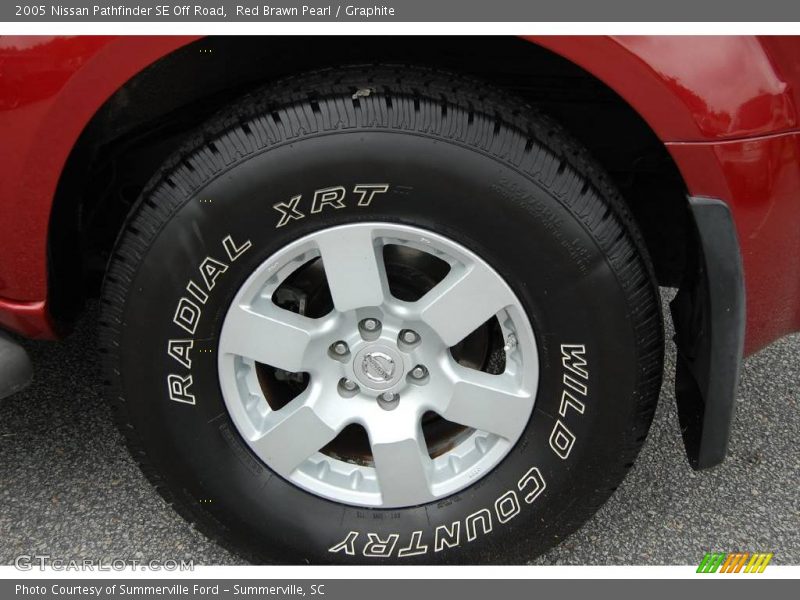 Red Brawn Pearl / Graphite 2005 Nissan Pathfinder SE Off Road