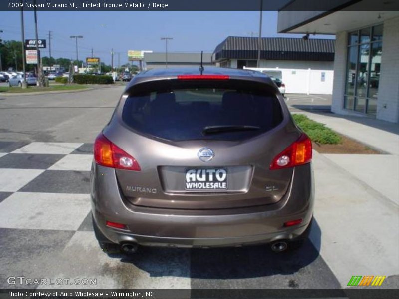 Tinted Bronze Metallic / Beige 2009 Nissan Murano SL