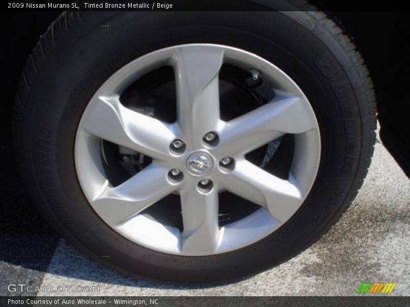 Tinted Bronze Metallic / Beige 2009 Nissan Murano SL