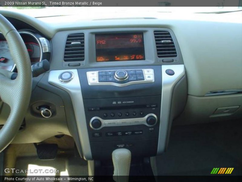 Tinted Bronze Metallic / Beige 2009 Nissan Murano SL
