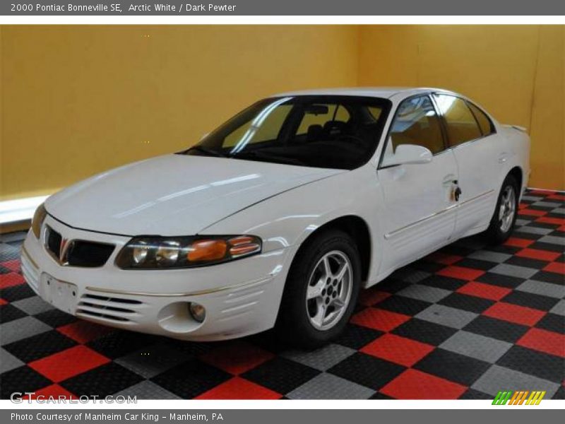 Arctic White / Dark Pewter 2000 Pontiac Bonneville SE