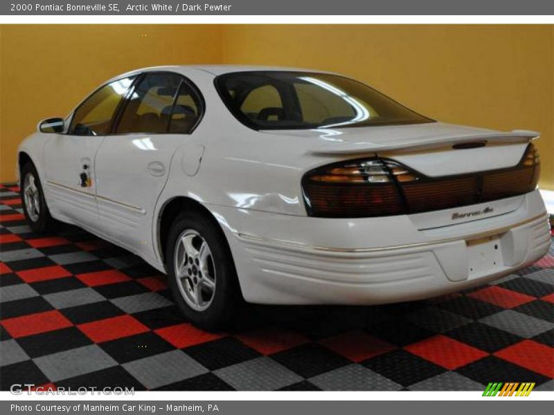 Arctic White / Dark Pewter 2000 Pontiac Bonneville SE