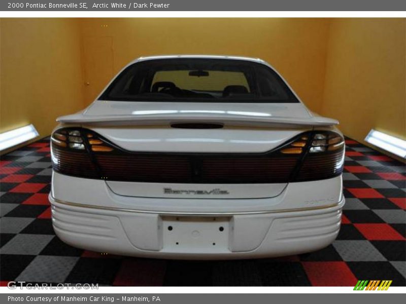 Arctic White / Dark Pewter 2000 Pontiac Bonneville SE