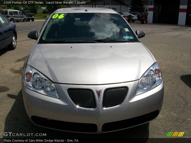 Liquid Silver Metallic / Ebony 2006 Pontiac G6 GTP Sedan