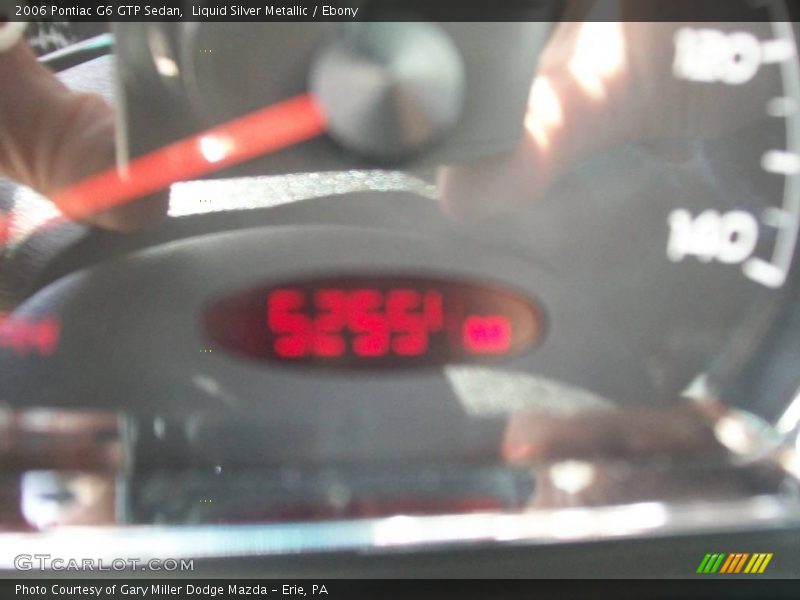 Liquid Silver Metallic / Ebony 2006 Pontiac G6 GTP Sedan