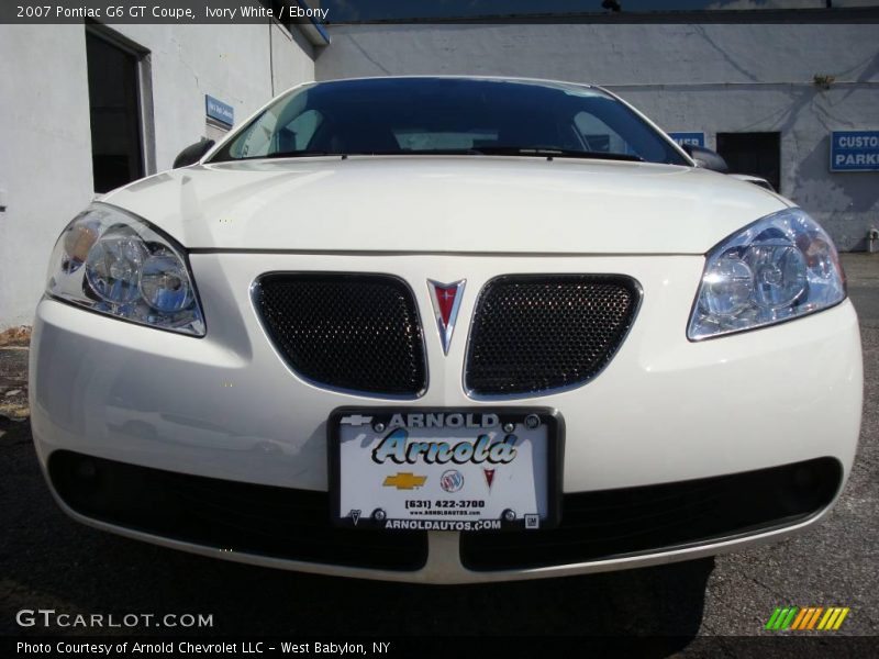 Ivory White / Ebony 2007 Pontiac G6 GT Coupe