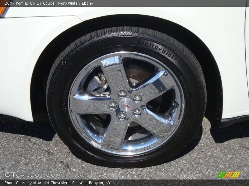 Ivory White / Ebony 2007 Pontiac G6 GT Coupe