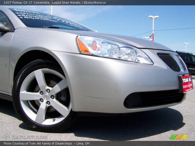 Liquid Silver Metallic / Ebony/Morocco 2007 Pontiac G6 GT Convertible