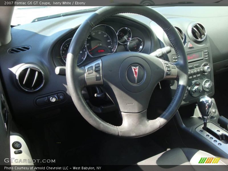 Ivory White / Ebony 2007 Pontiac G6 GT Coupe