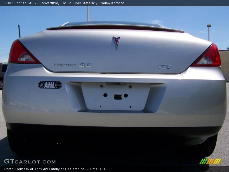 Liquid Silver Metallic / Ebony/Morocco 2007 Pontiac G6 GT Convertible