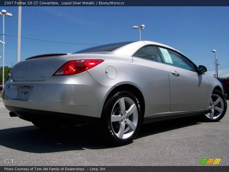 Liquid Silver Metallic / Ebony/Morocco 2007 Pontiac G6 GT Convertible