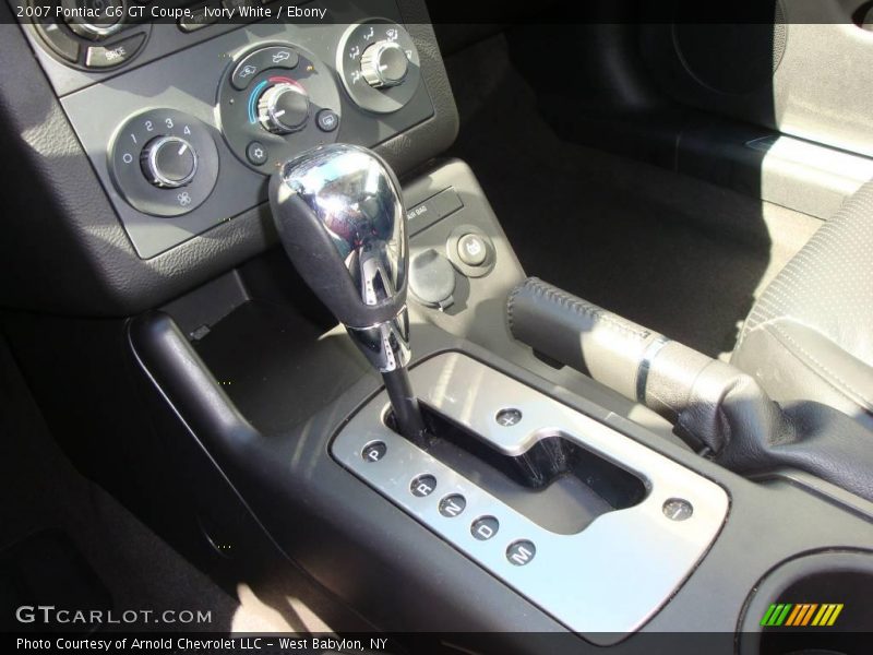 Ivory White / Ebony 2007 Pontiac G6 GT Coupe