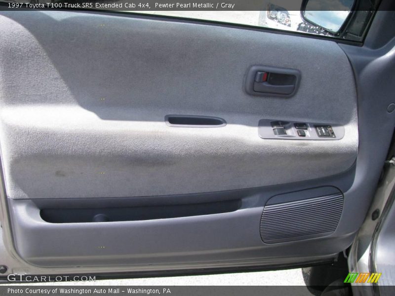 Pewter Pearl Metallic / Gray 1997 Toyota T100 Truck SR5 Extended Cab 4x4