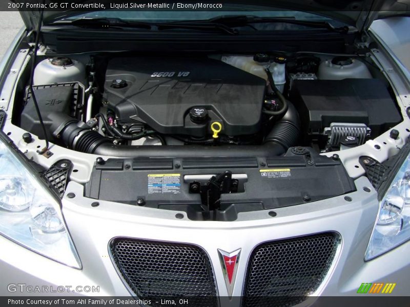 Liquid Silver Metallic / Ebony/Morocco 2007 Pontiac G6 GT Convertible