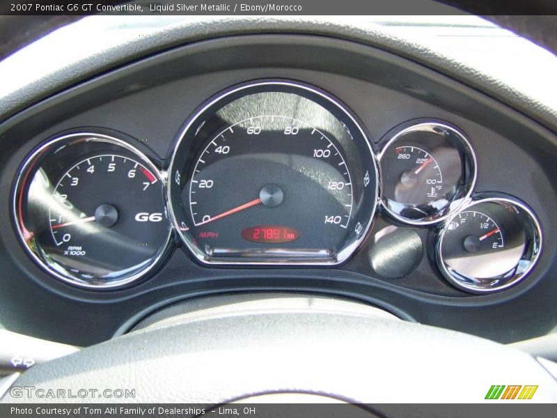 Liquid Silver Metallic / Ebony/Morocco 2007 Pontiac G6 GT Convertible