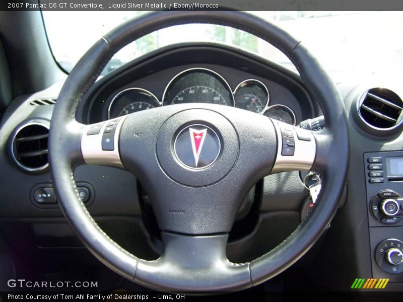 Liquid Silver Metallic / Ebony/Morocco 2007 Pontiac G6 GT Convertible
