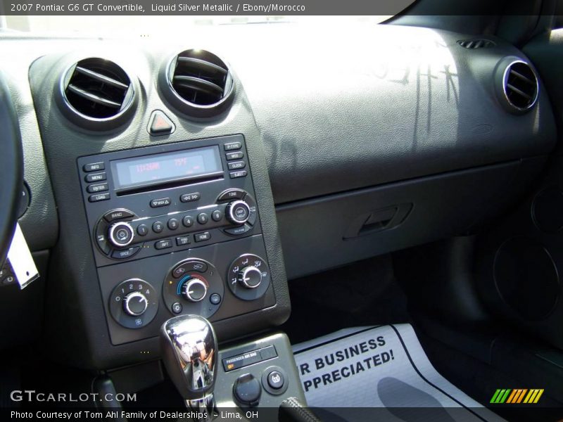 Liquid Silver Metallic / Ebony/Morocco 2007 Pontiac G6 GT Convertible