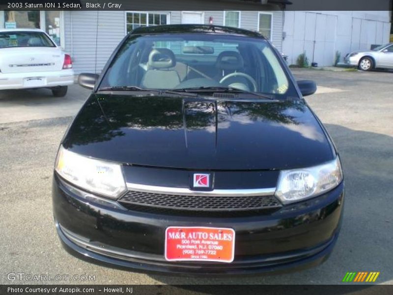 Black / Gray 2003 Saturn ION 1 Sedan