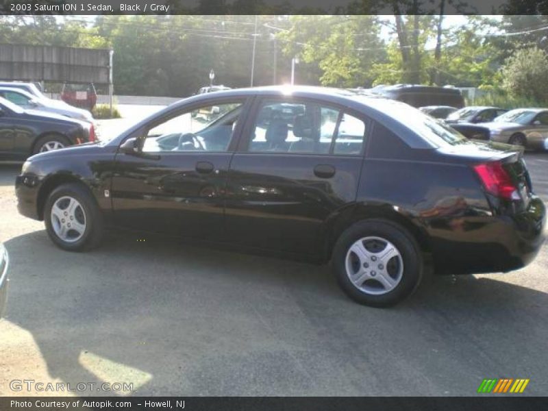 Black / Gray 2003 Saturn ION 1 Sedan