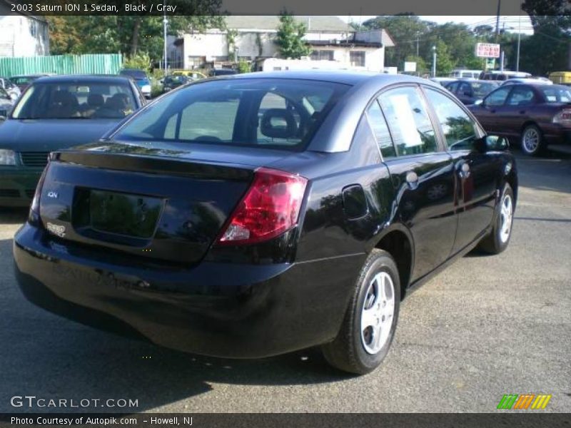 Black / Gray 2003 Saturn ION 1 Sedan