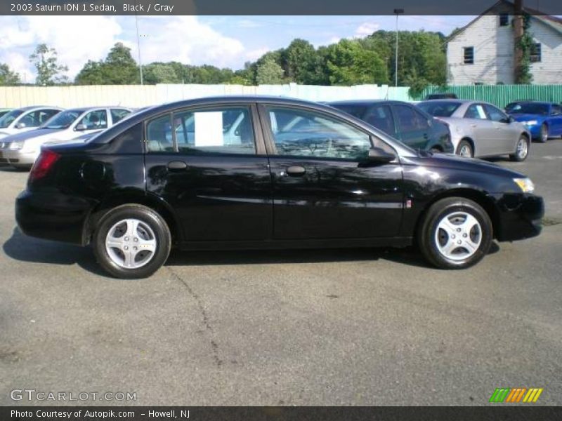 Black / Gray 2003 Saturn ION 1 Sedan