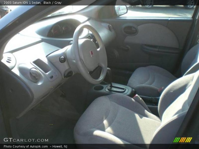 Black / Gray 2003 Saturn ION 1 Sedan