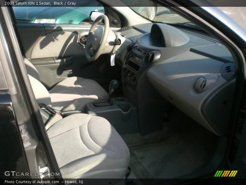 Black / Gray 2003 Saturn ION 1 Sedan