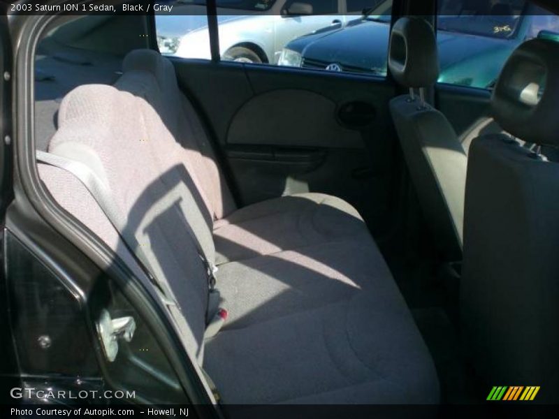 Black / Gray 2003 Saturn ION 1 Sedan