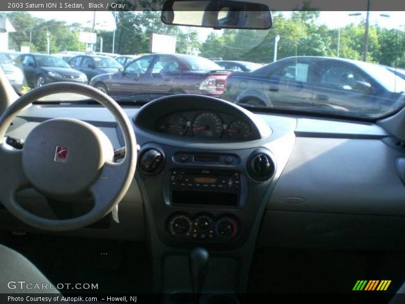 Black / Gray 2003 Saturn ION 1 Sedan