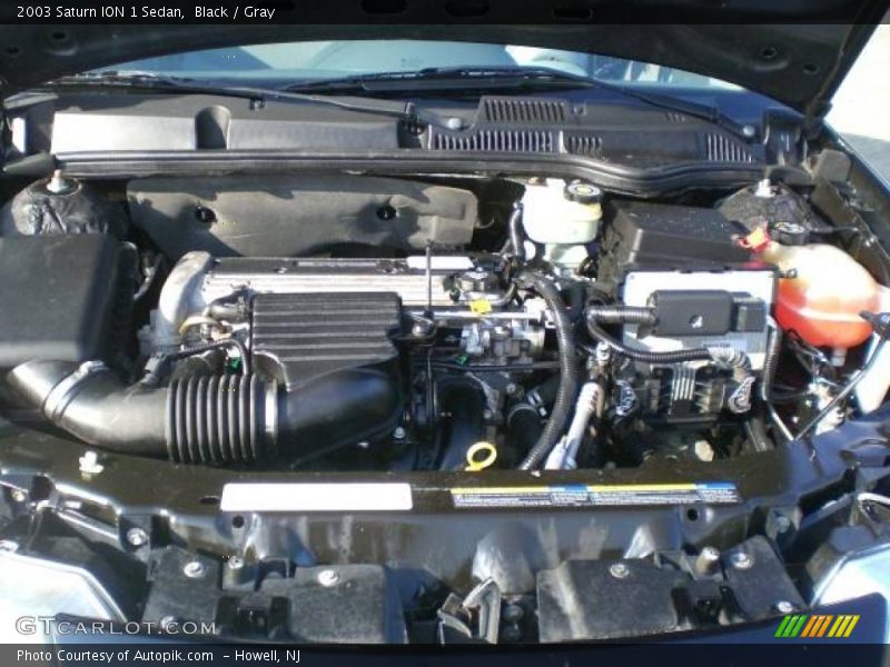 Black / Gray 2003 Saturn ION 1 Sedan
