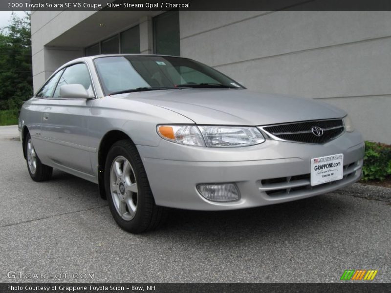 Silver Stream Opal / Charcoal 2000 Toyota Solara SE V6 Coupe