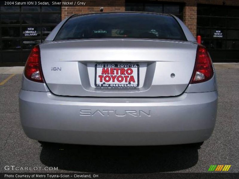 Silver Nickel / Grey 2004 Saturn ION 3 Sedan