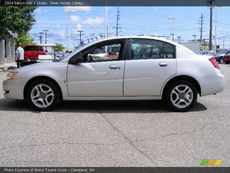 Silver Nickel / Grey 2004 Saturn ION 3 Sedan