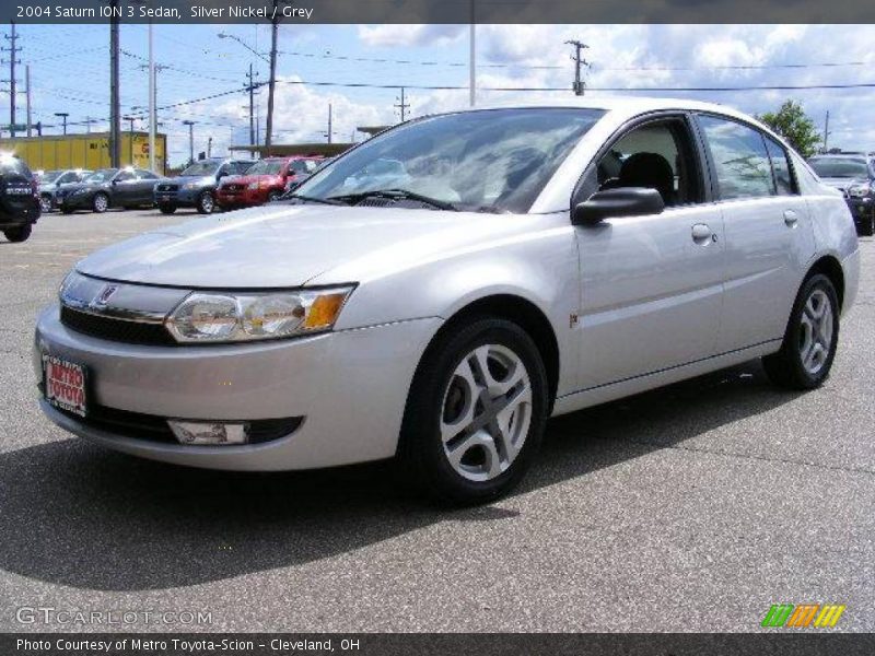 Silver Nickel / Grey 2004 Saturn ION 3 Sedan