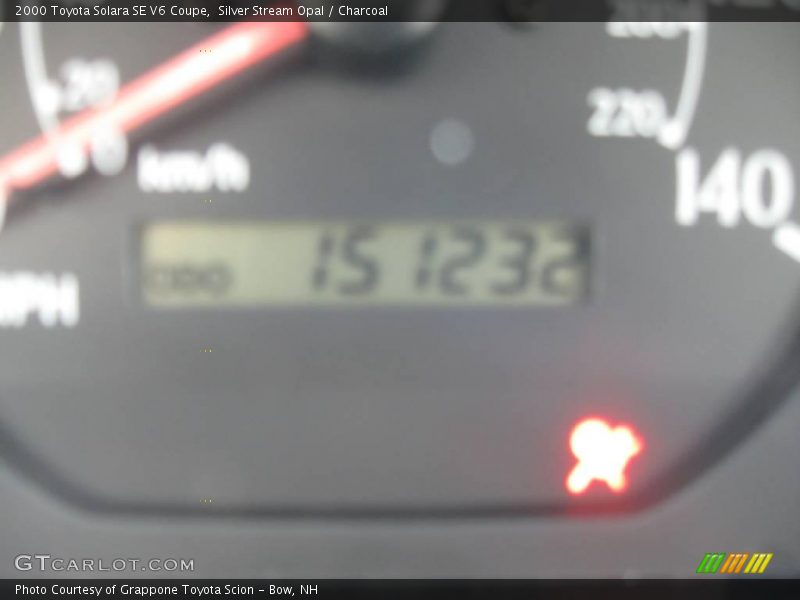 Silver Stream Opal / Charcoal 2000 Toyota Solara SE V6 Coupe