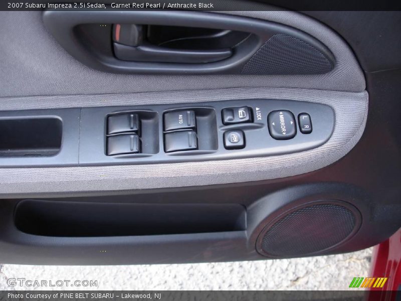 Garnet Red Pearl / Anthracite Black 2007 Subaru Impreza 2.5i Sedan
