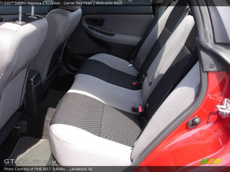 Garnet Red Pearl / Anthracite Black 2007 Subaru Impreza 2.5i Sedan