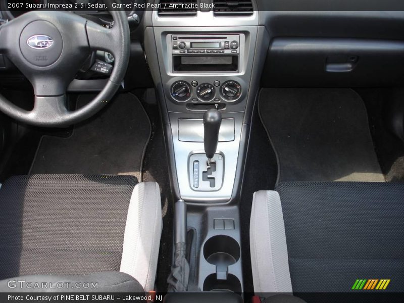 Garnet Red Pearl / Anthracite Black 2007 Subaru Impreza 2.5i Sedan