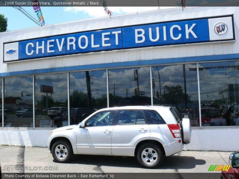 Quicksilver Metallic / Black 2008 Suzuki Grand Vitara