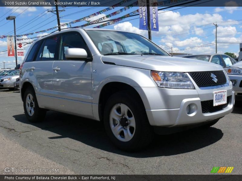 Quicksilver Metallic / Black 2008 Suzuki Grand Vitara
