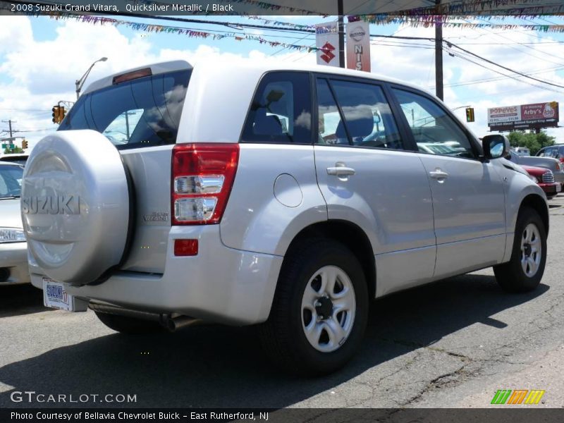 Quicksilver Metallic / Black 2008 Suzuki Grand Vitara