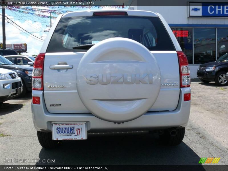 Quicksilver Metallic / Black 2008 Suzuki Grand Vitara