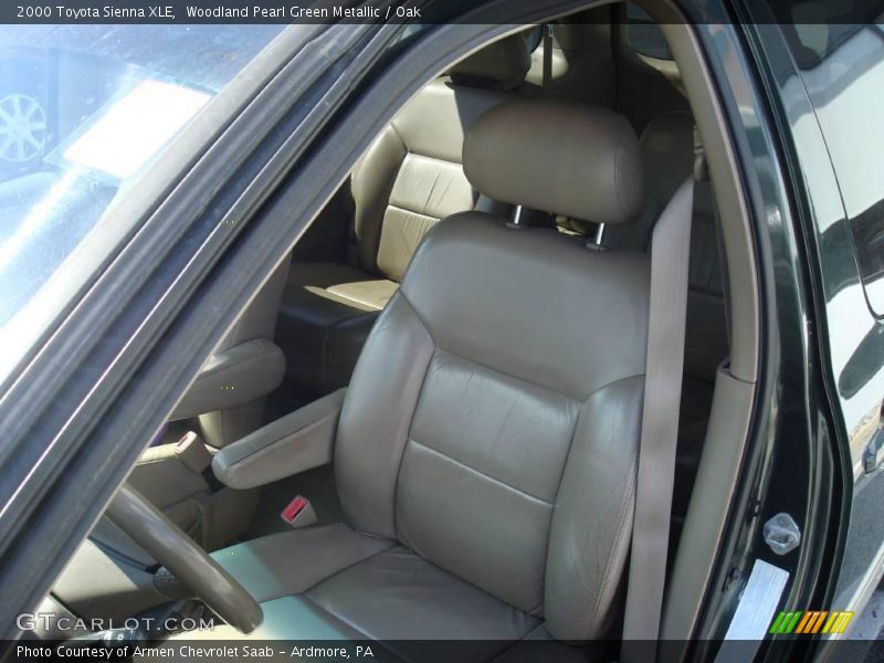 Woodland Pearl Green Metallic / Oak 2000 Toyota Sienna XLE