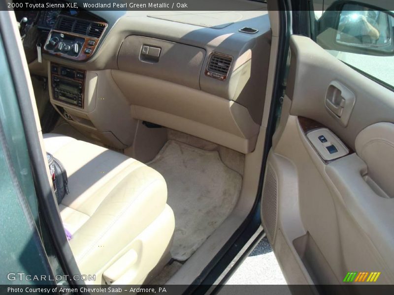 Woodland Pearl Green Metallic / Oak 2000 Toyota Sienna XLE