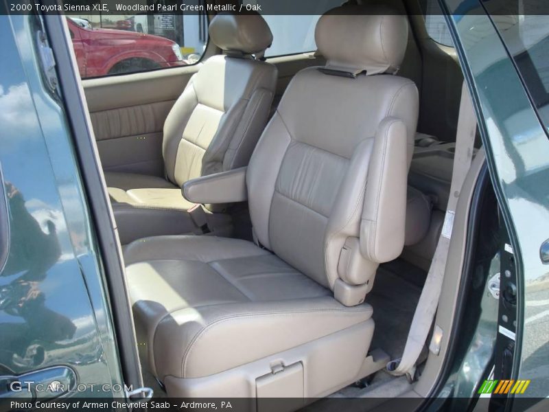 Woodland Pearl Green Metallic / Oak 2000 Toyota Sienna XLE