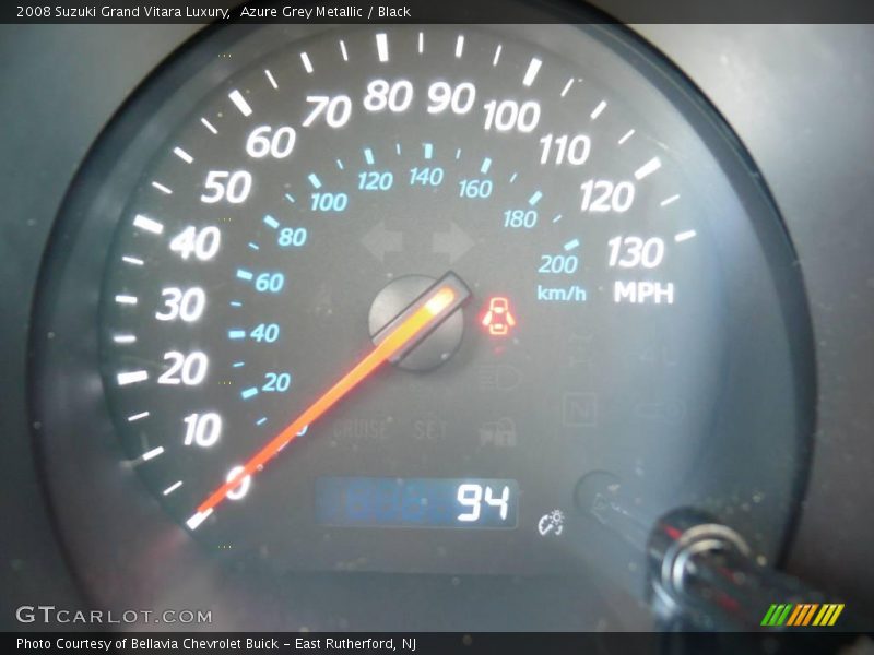 Azure Grey Metallic / Black 2008 Suzuki Grand Vitara Luxury