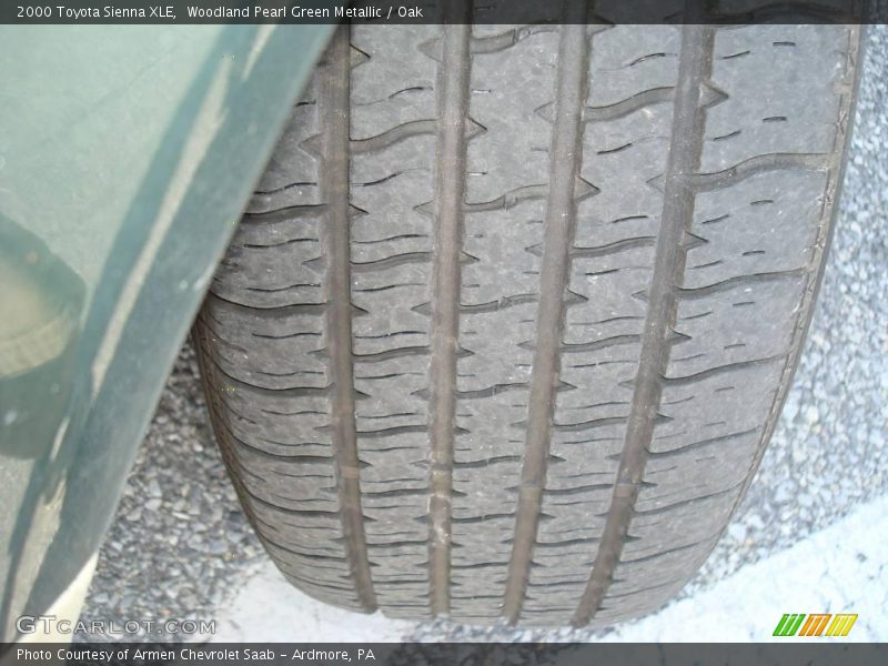 Woodland Pearl Green Metallic / Oak 2000 Toyota Sienna XLE